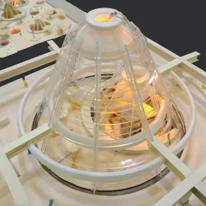 Taipei City Hub architectural model