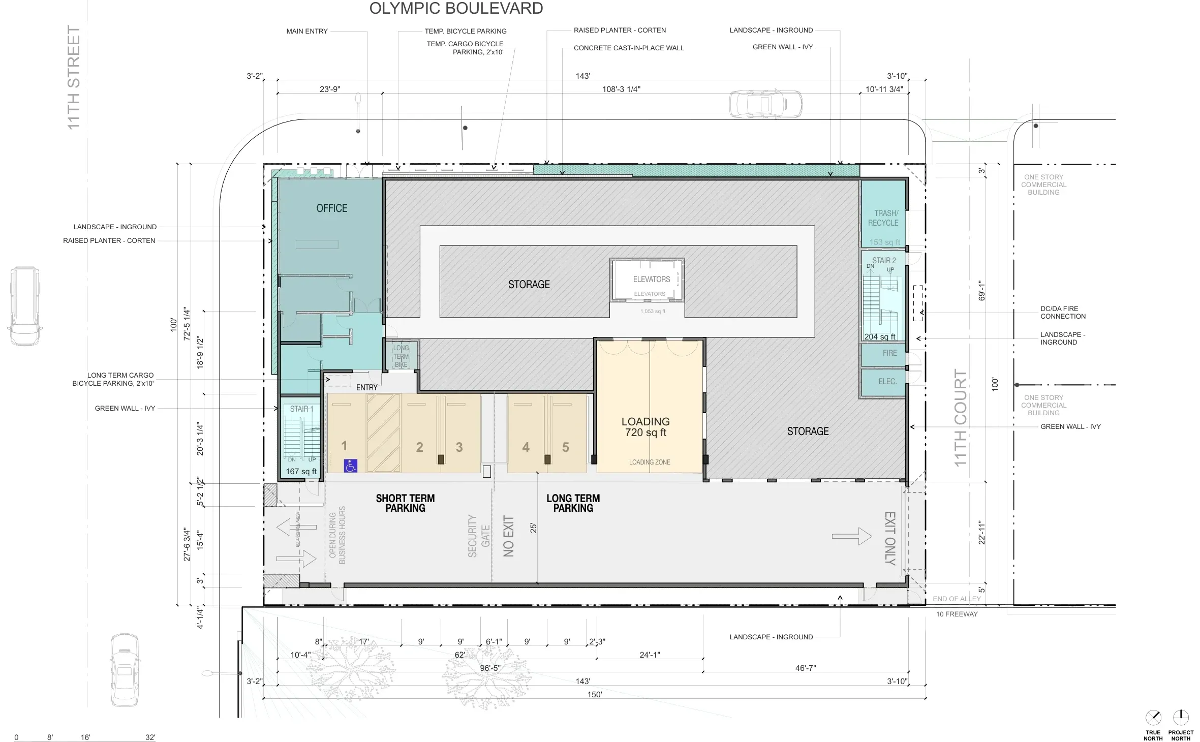 Olympic — architectural drawing