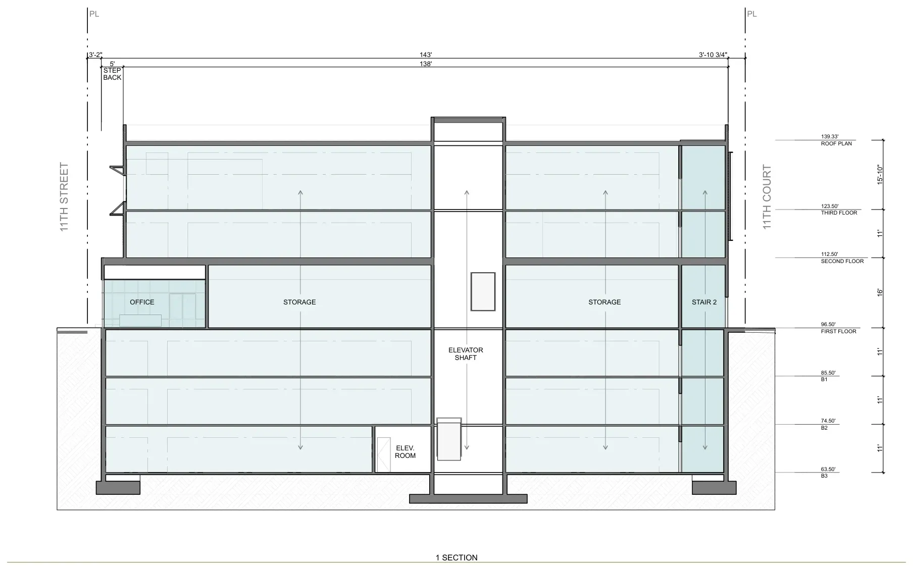 Olympic — architectural drawing