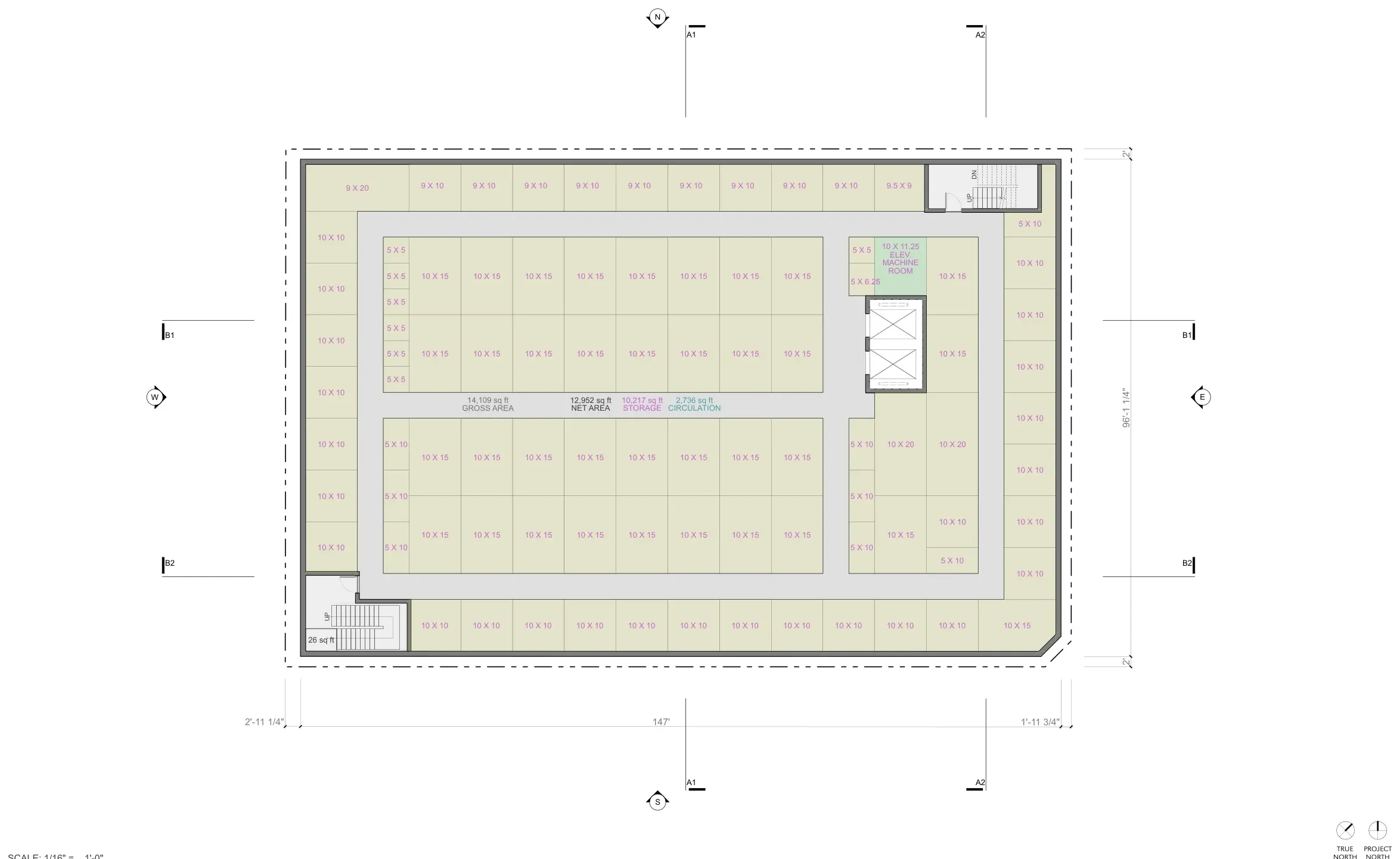 20th Street — architectural drawing