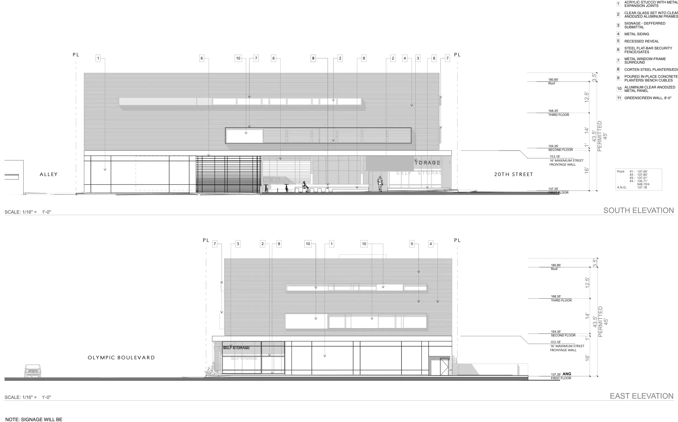 20th Street — architectural drawing