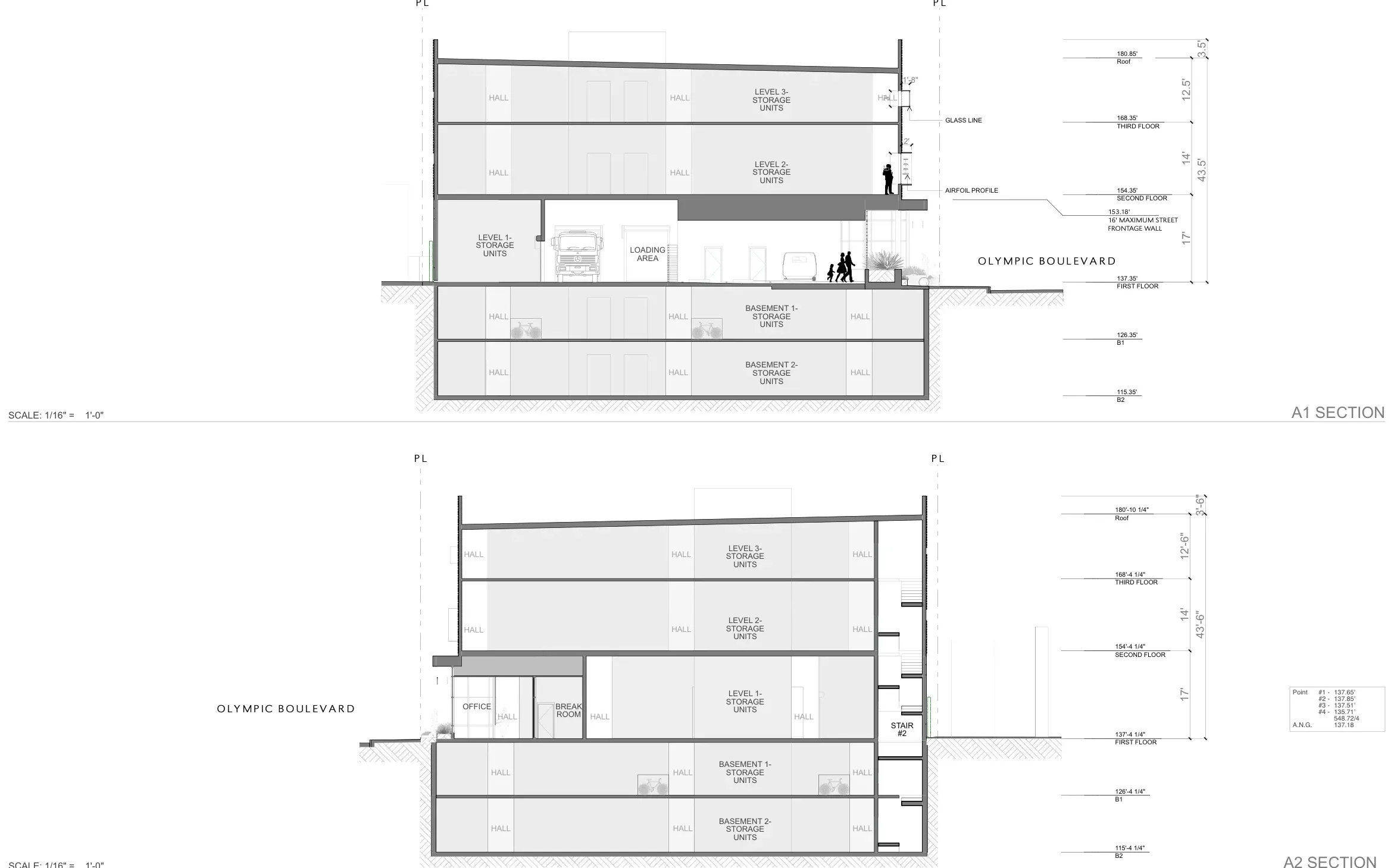 20th Street — architectural drawing