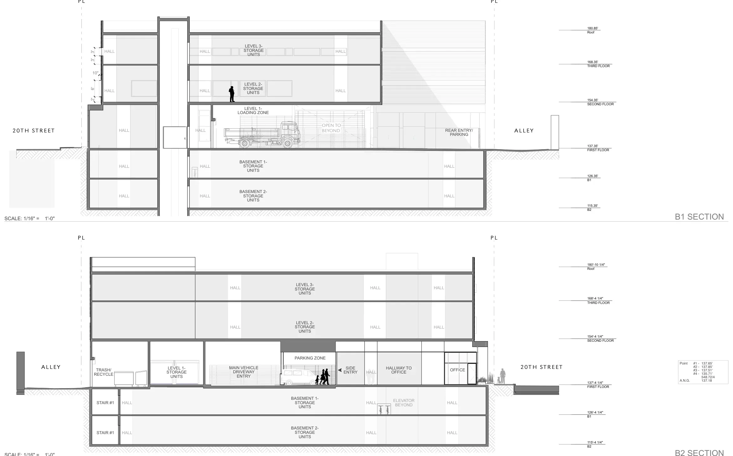 20th Street — architectural drawing