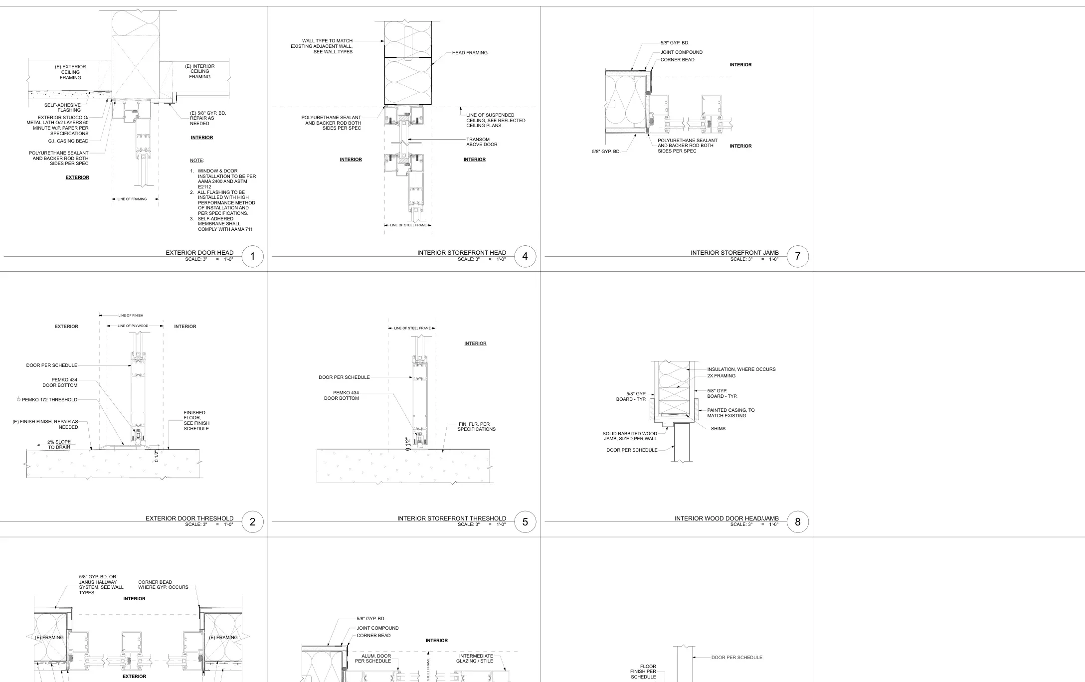 Village Oaks — architectural drawing