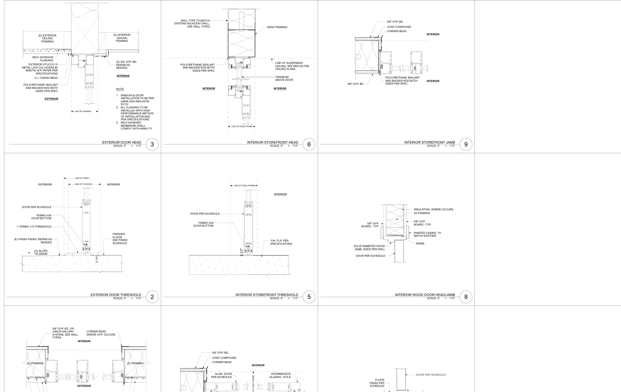 Village Oaks — architectural drawing