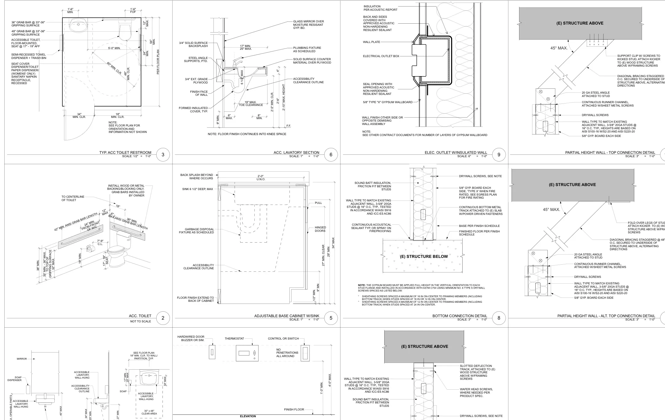 Village Oaks — architectural drawing