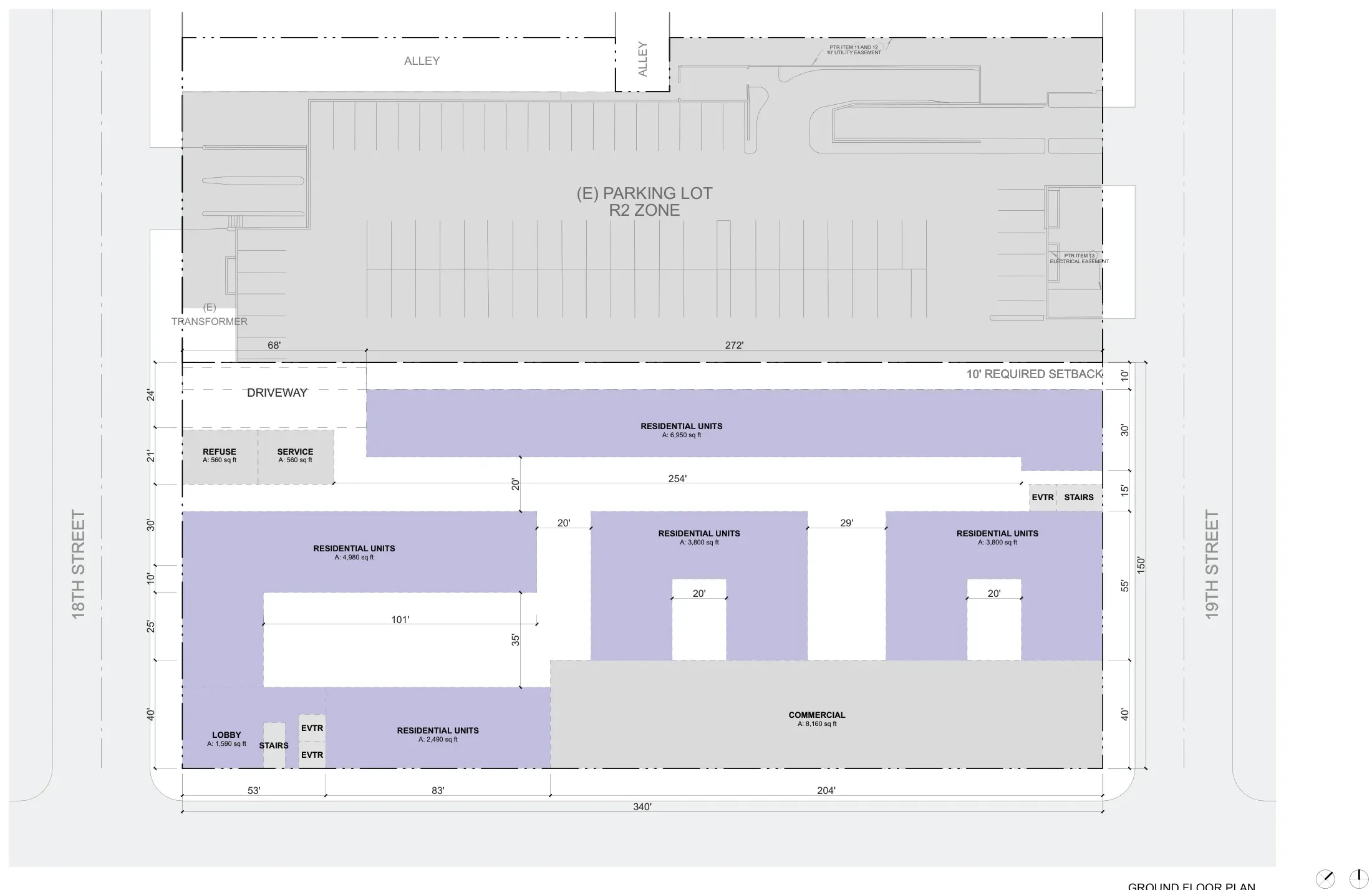 Wilshire — architectural drawing