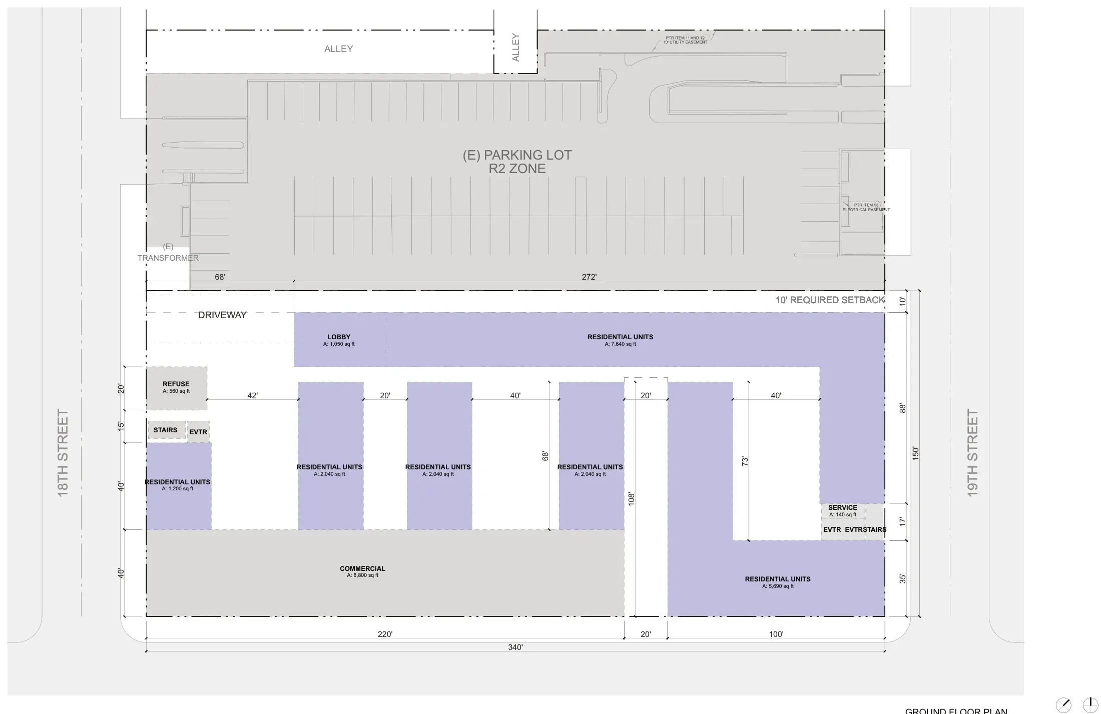 Wilshire — architectural drawing