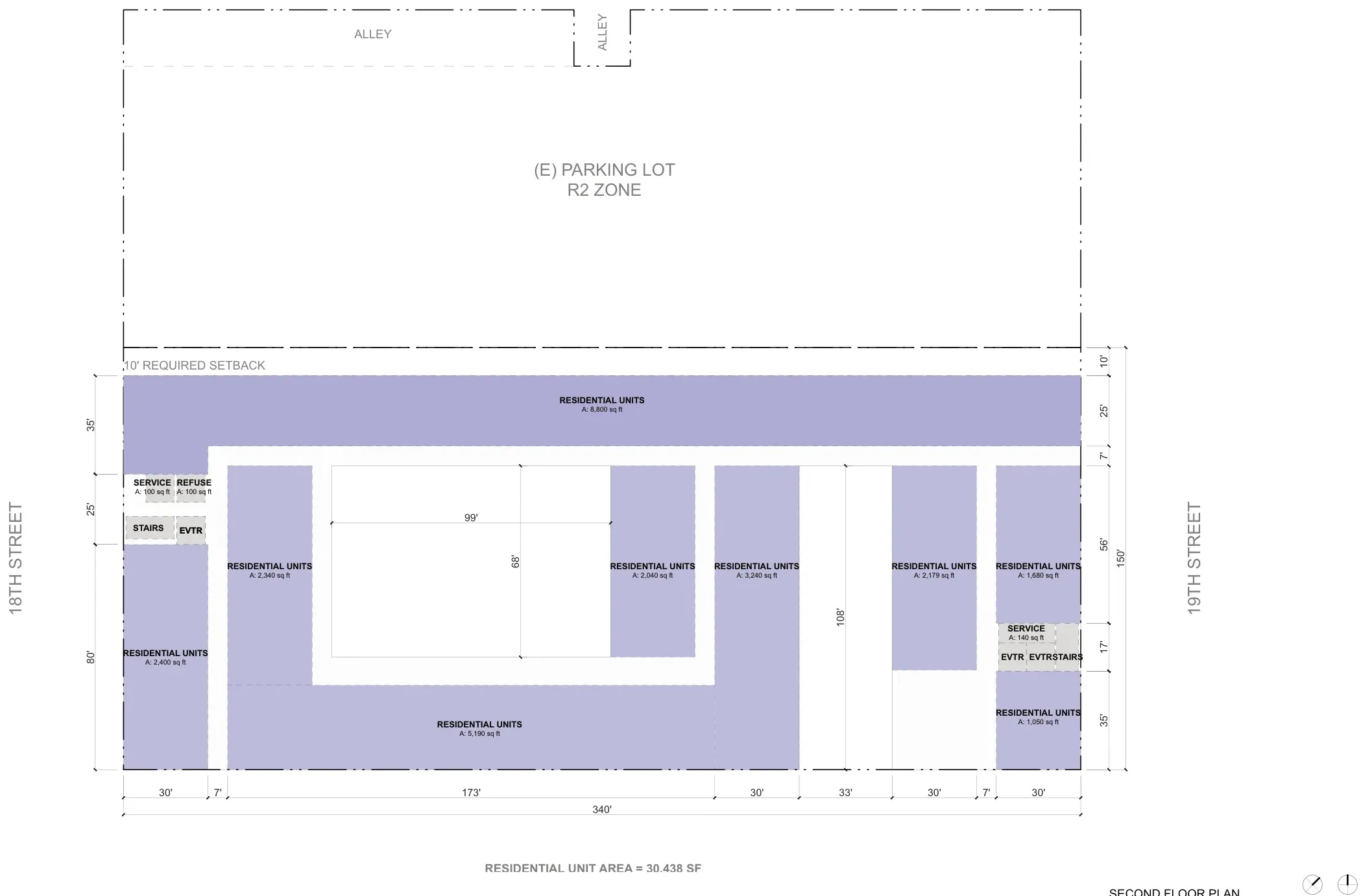 Wilshire — architectural drawing