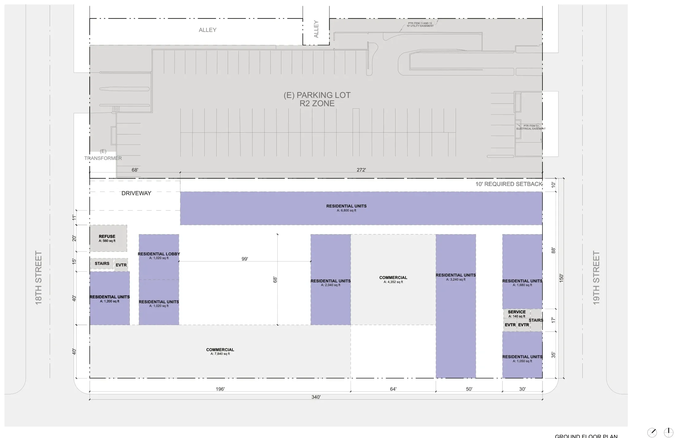 Wilshire — architectural drawing