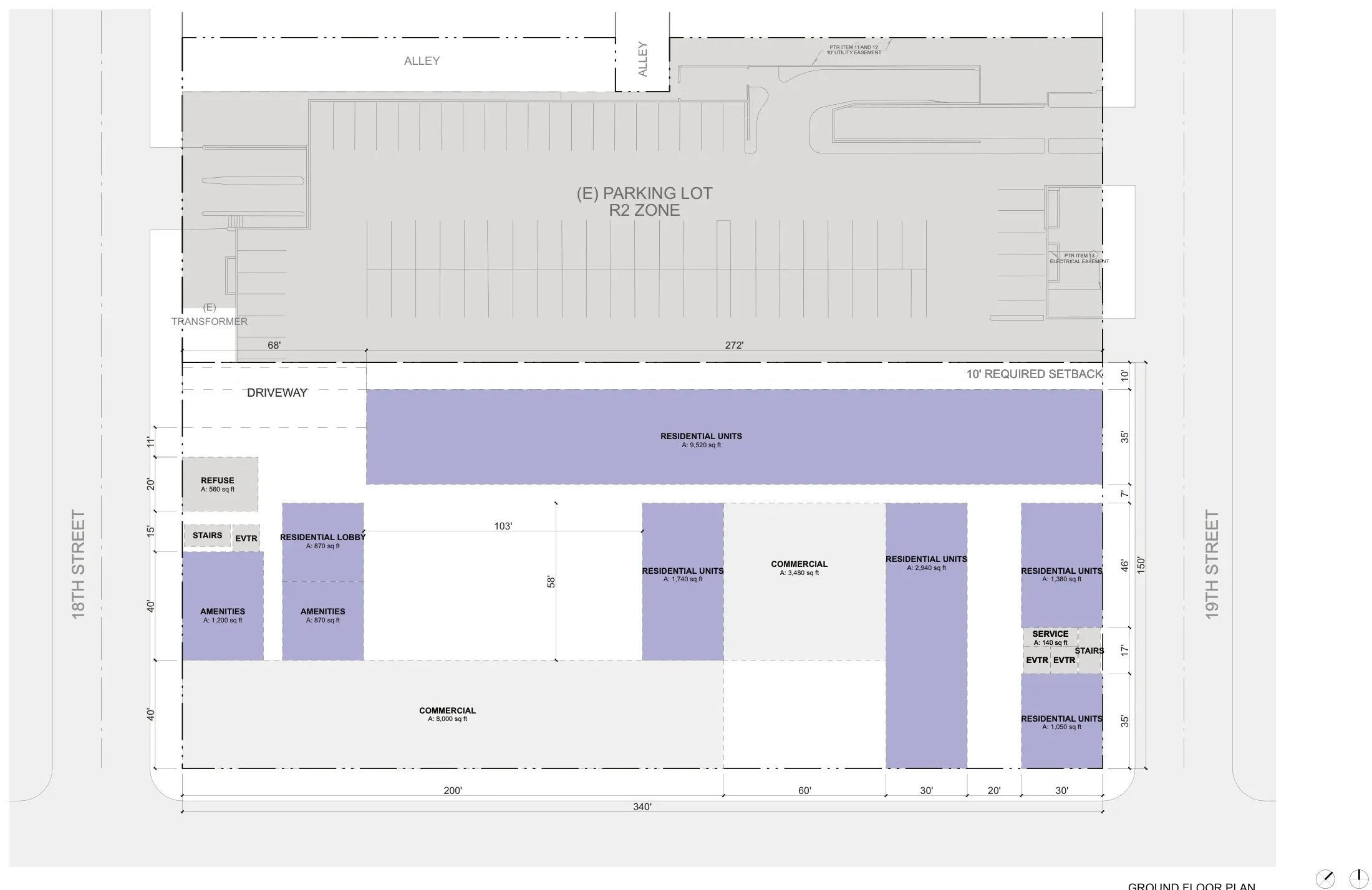 Wilshire — architectural drawing
