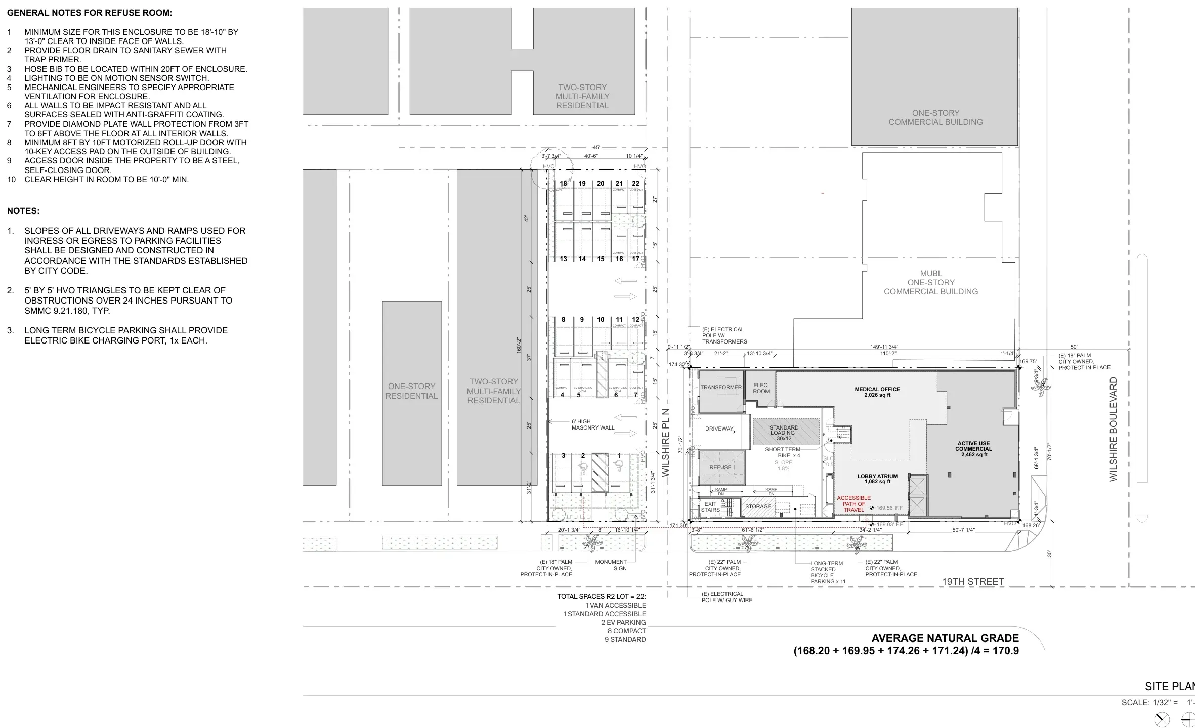 Wilshire — architectural drawing