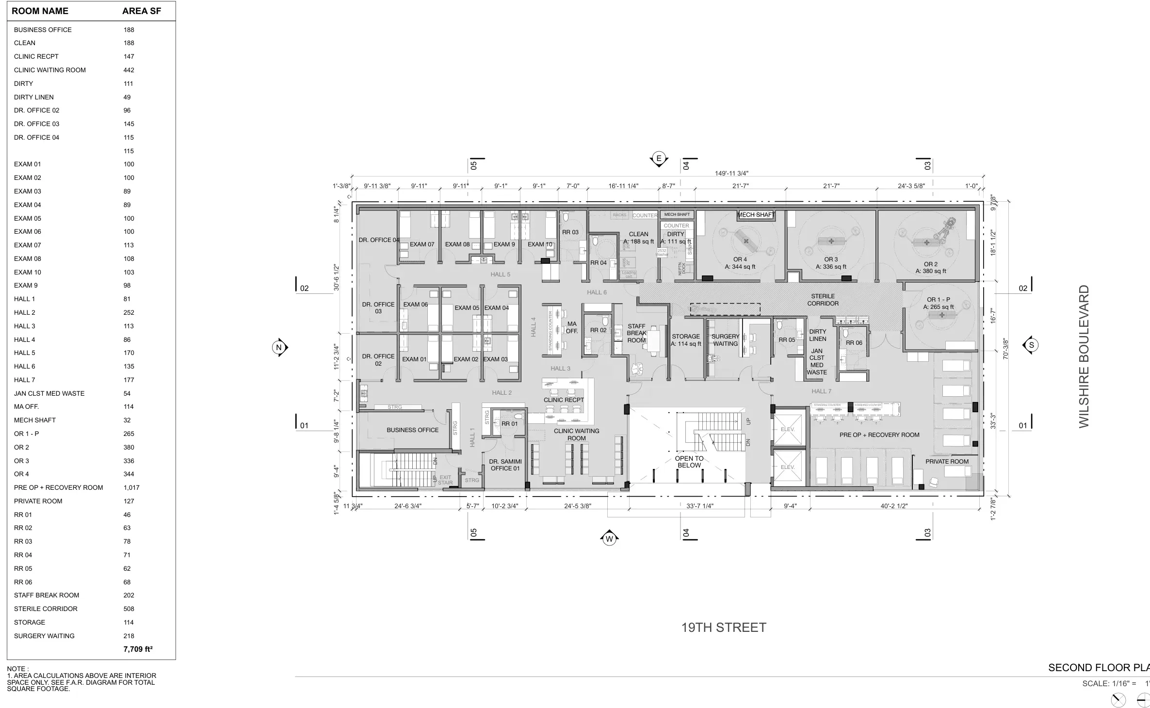 Wilshire — architectural drawing