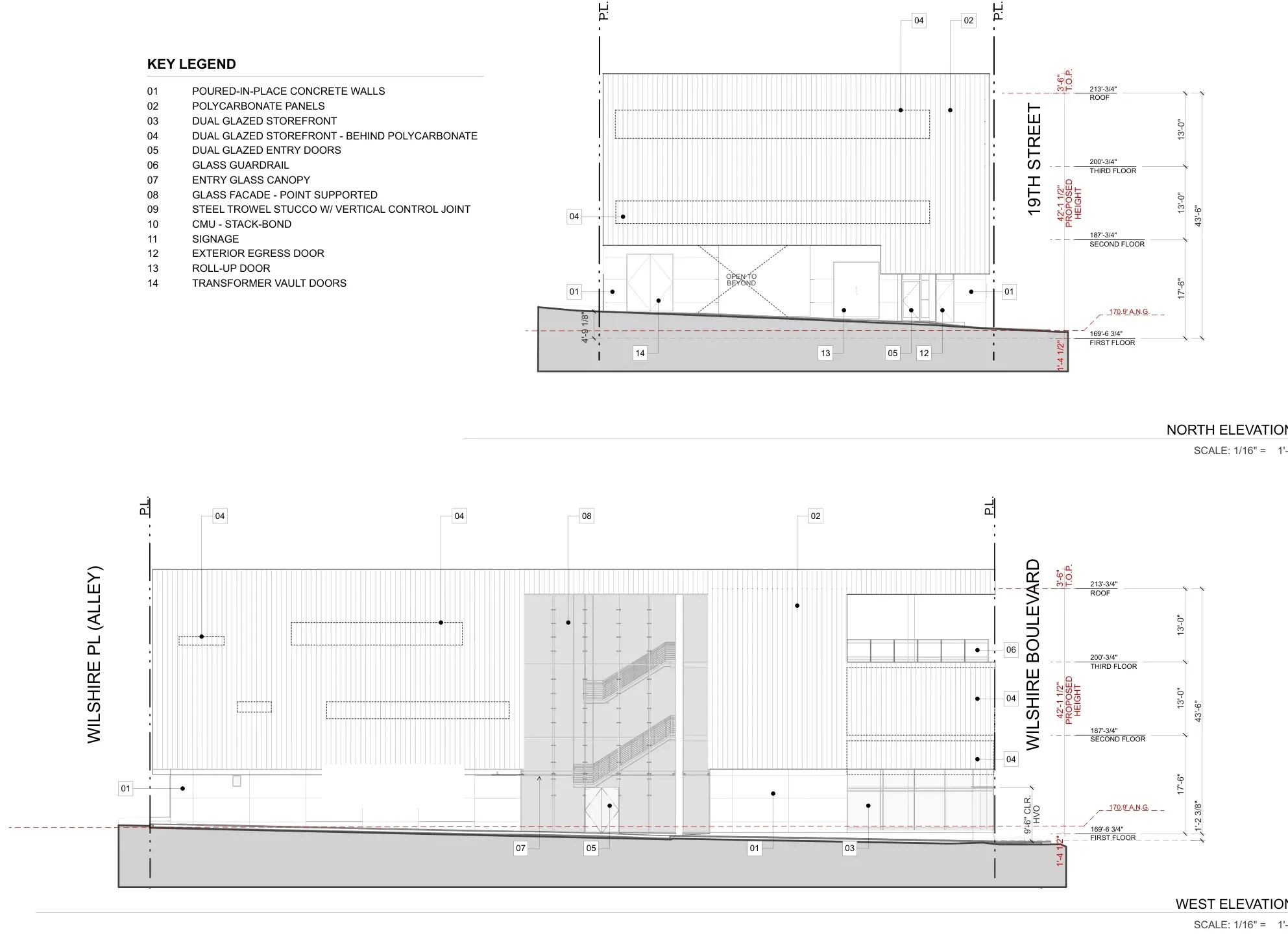 Wilshire — architectural drawing