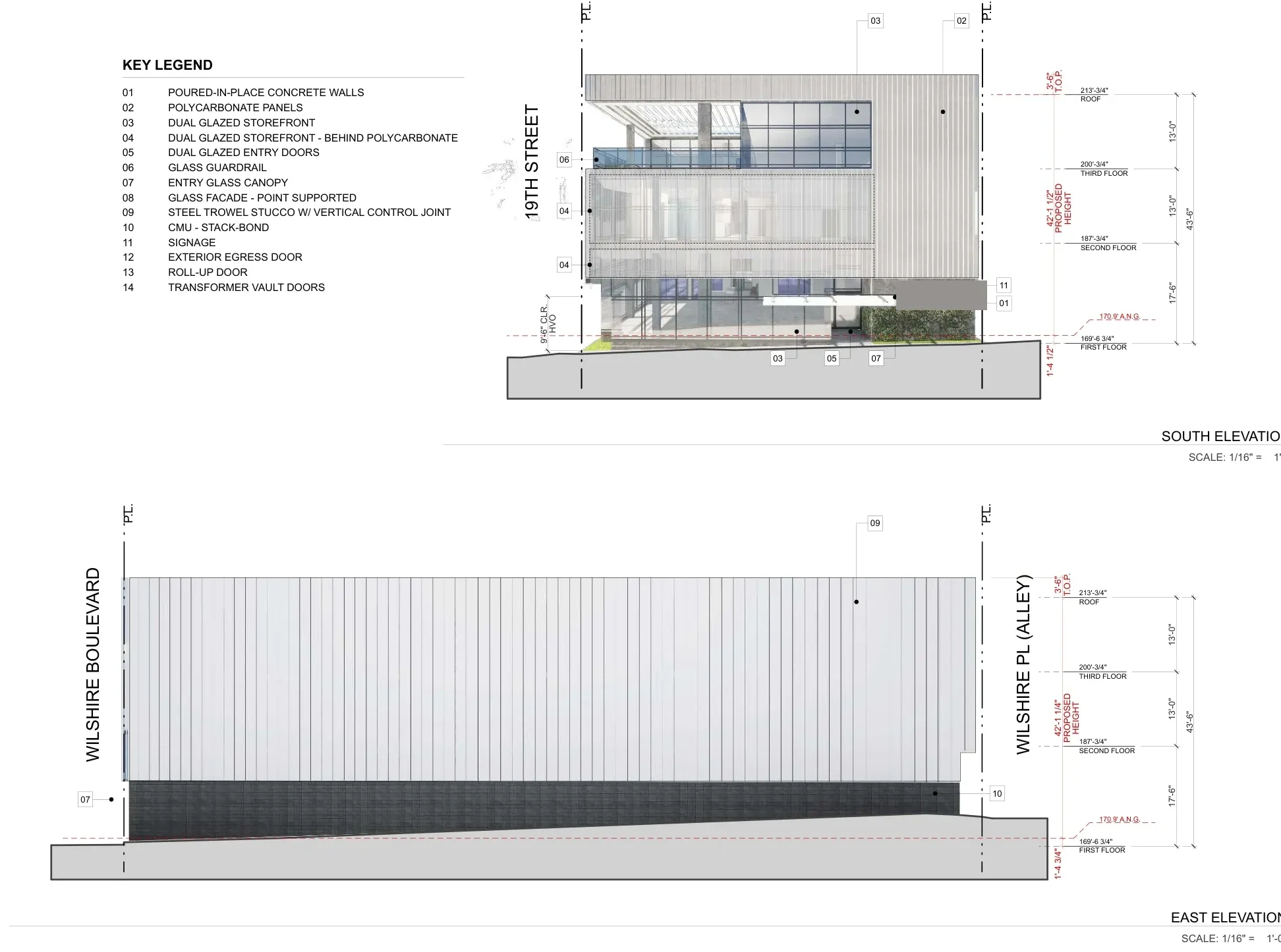 Wilshire — architectural drawing