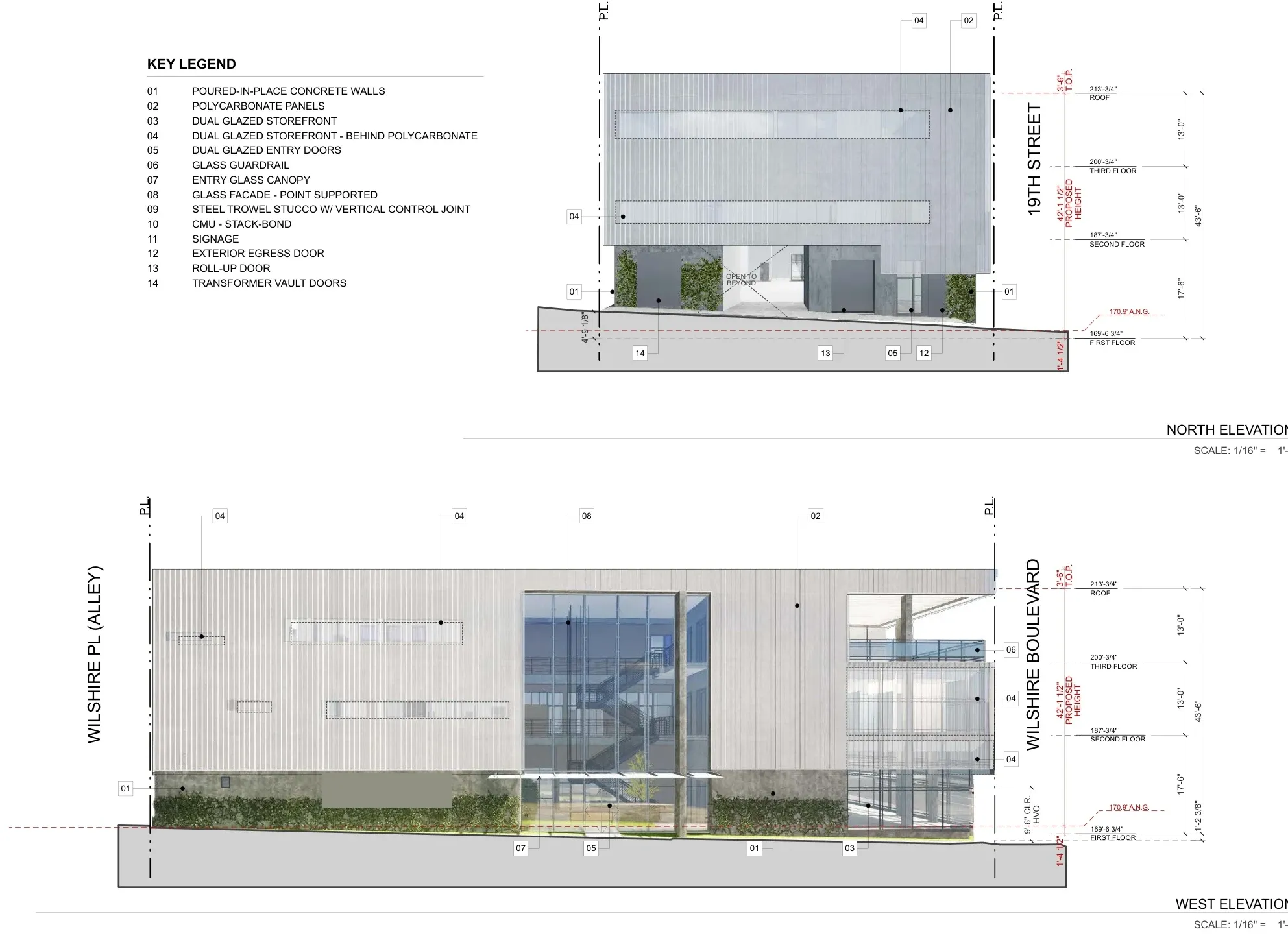 Wilshire — architectural drawing