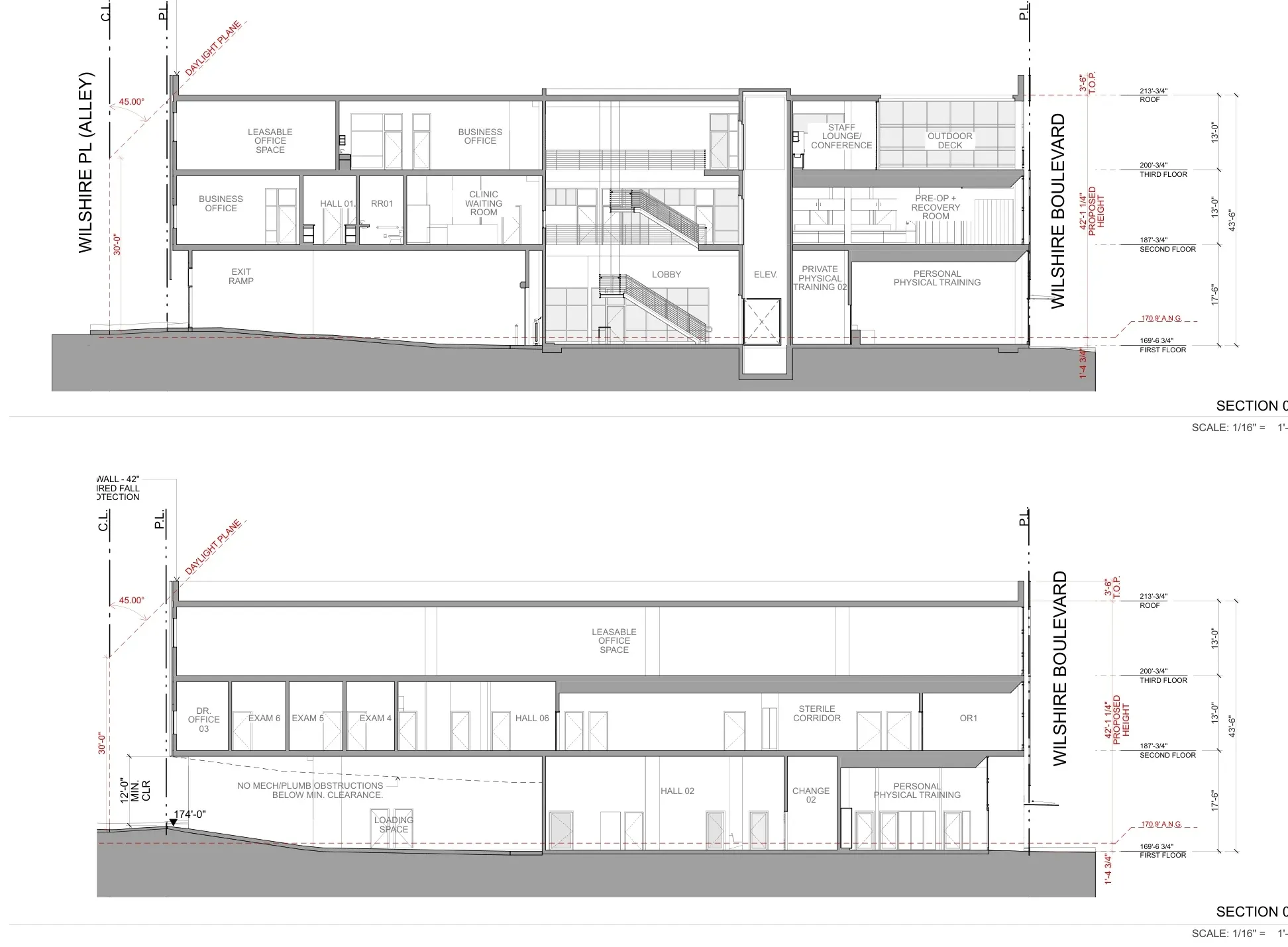Wilshire — architectural drawing