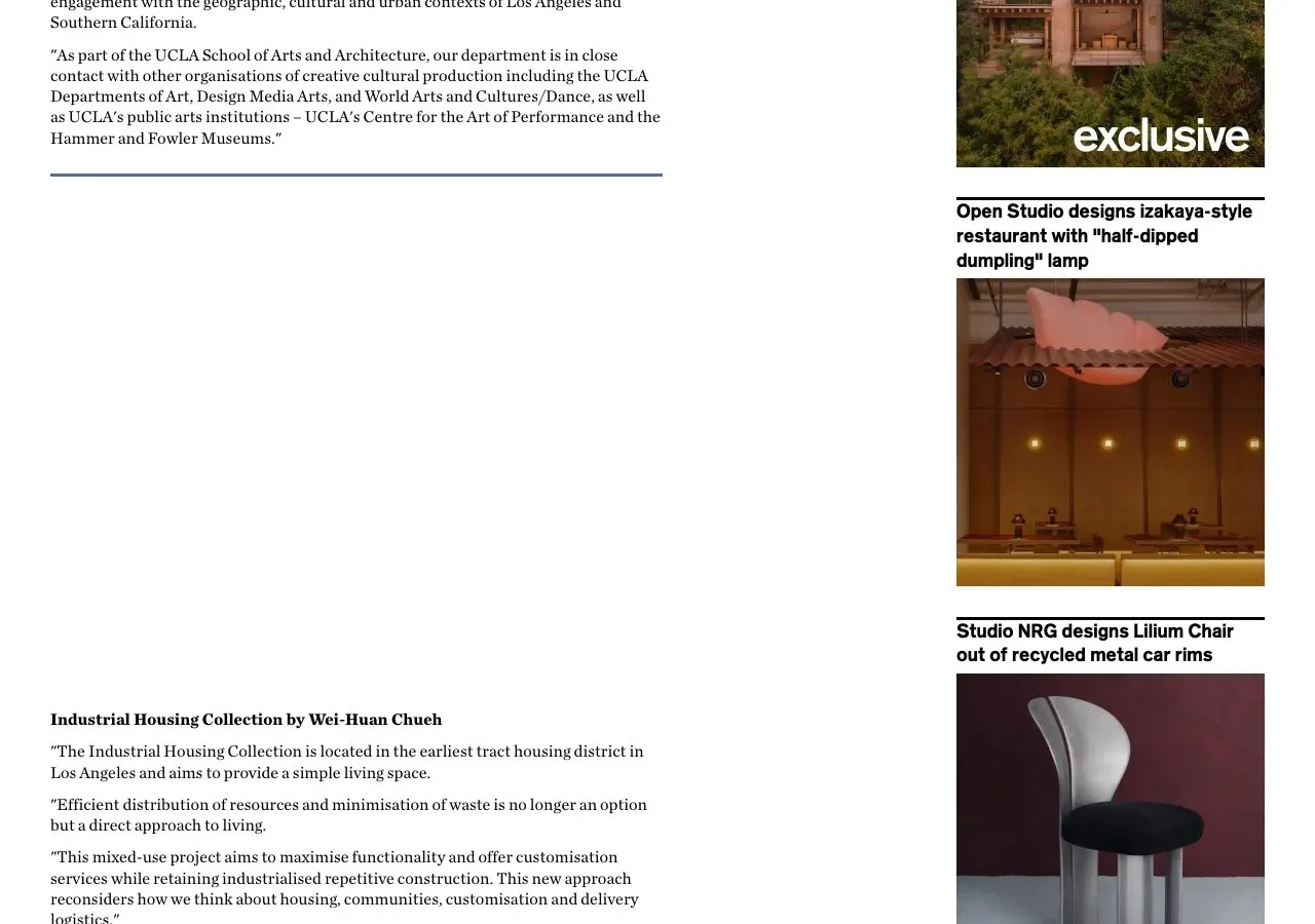 Dezeen — Ten Architecture Projects by UCLA Students / source preview