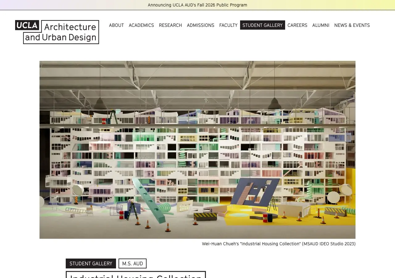 UCLA Architecture and Urban Design — Industrial Housing Collection / source preview